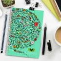 Promotional Journals & Noteboooks - Lancia Full Colour Notebook - Medium