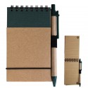 Promotional Journals & Noteboooks - Tradie Cardboard Notebook with Pen