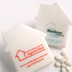 Sugar Free Mints Packed in House Shape Mint Card